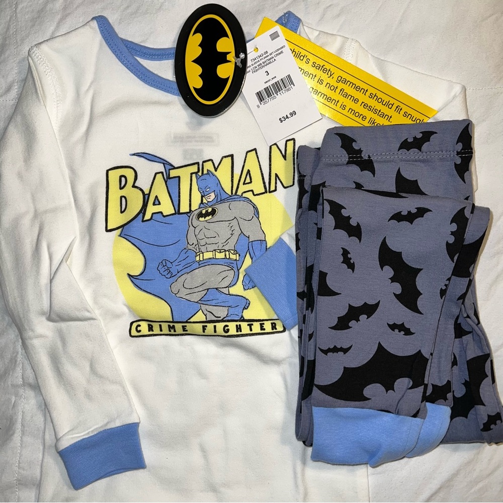 NWT 3T Batman Pajamas